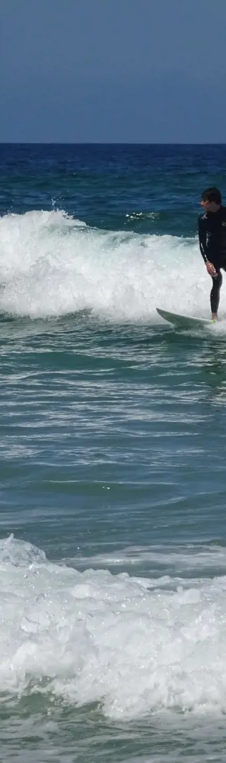 Surfin' am Malhão Beach